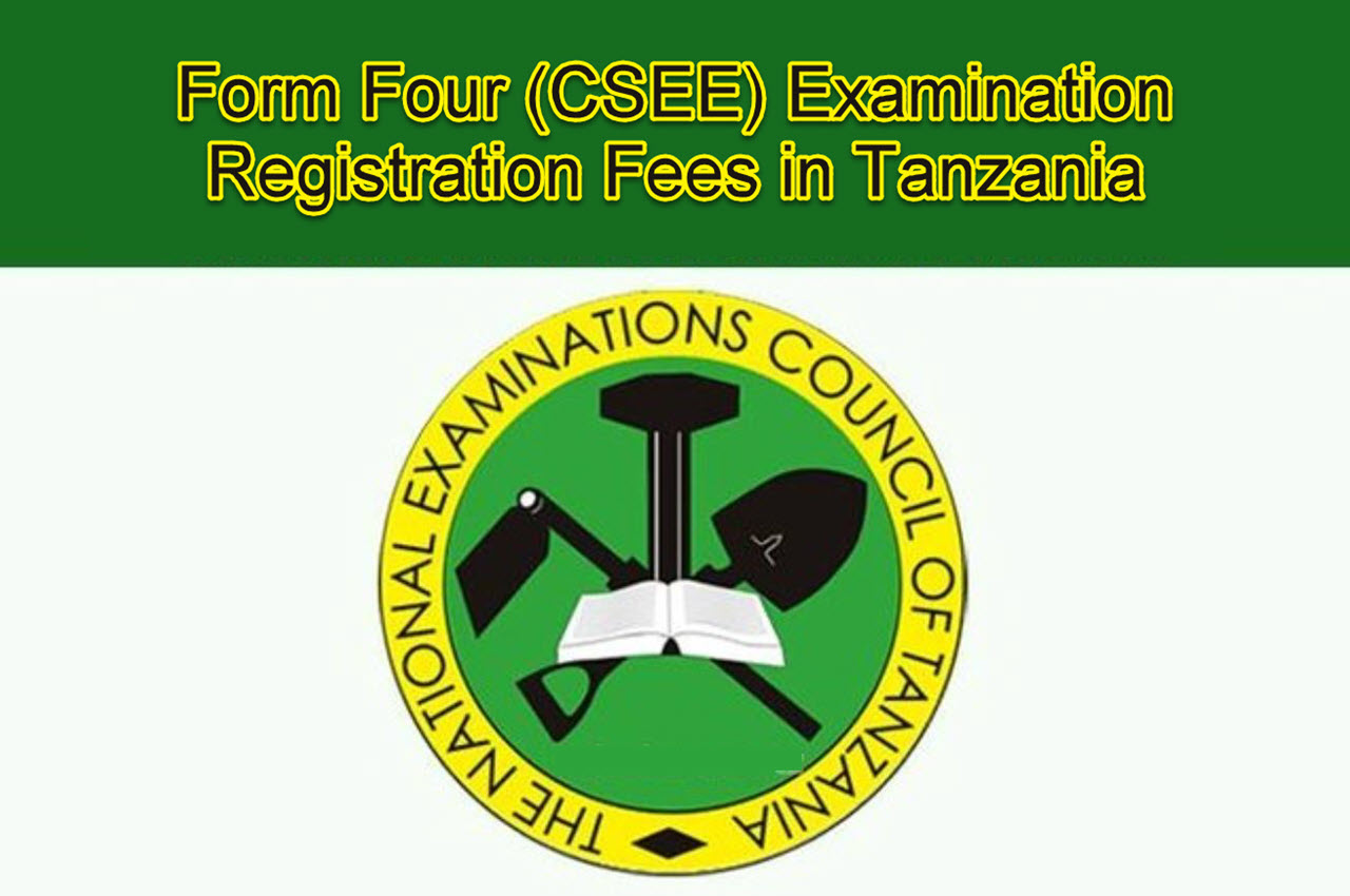 Form Four (CSEE) Examination Registration Fees in Tanzania