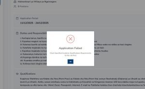 Why You Cannot Apply for a Job on the Ajira Portal (Top 10 Common Errors)