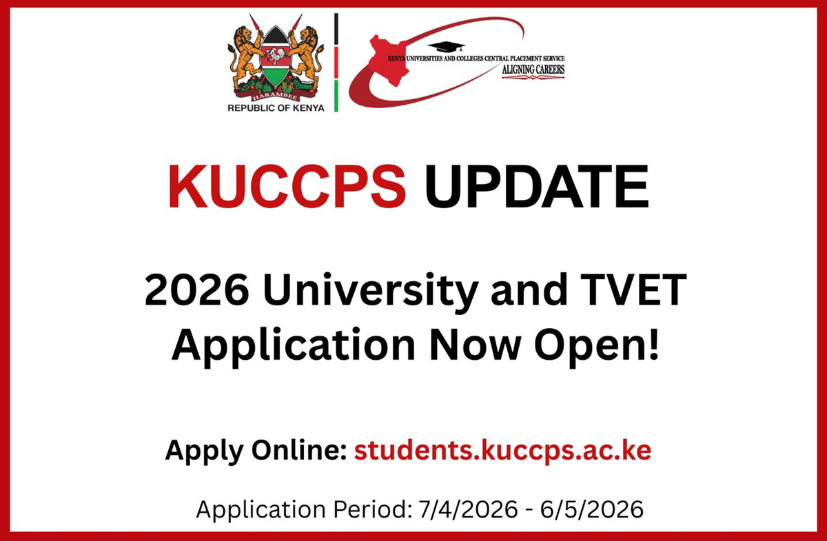 KUCCPS 2026 Placement Application Now Open: Key Dates, Courses & How to Apply